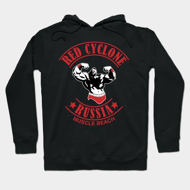 Muscle beach Hoodie by CoinboxTees